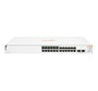 Hewlett Packard Enterprise Commutateur Aruba Instant On 1830 24G 12 ports Classe 4 PoE+ 195W avec 2 ports SFP pour PME - Switch réseau Gigabit managé
