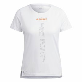 T-shirt à manches courtes femme Adidas Agr Shirt Blanc