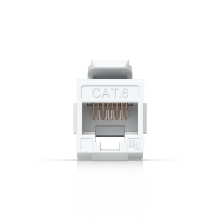 Ubiquiti Pass-through Cat6 Keystone Coupler, Lot de 12, pour Connexion de Câbles Ethernet Pré-terminés