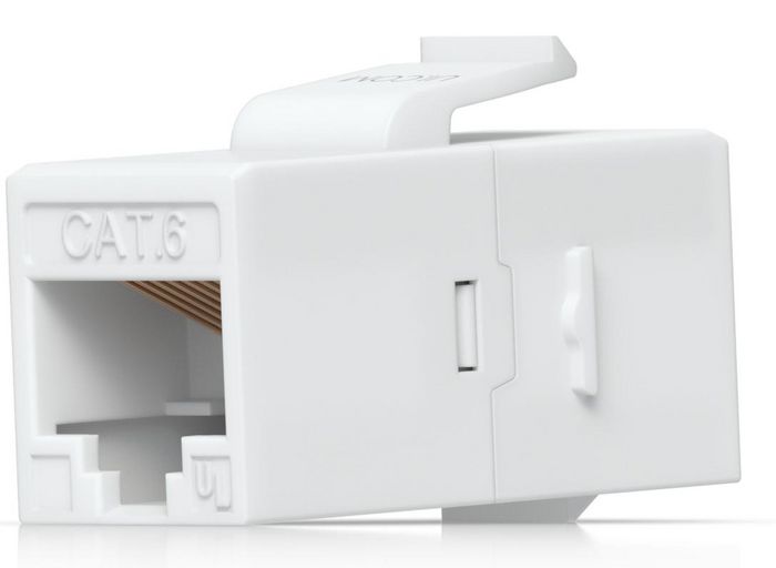 Ubiquiti Pass-through Cat6 Keystone Coupler, Lot de 12, pour Connexion de Câbles Ethernet Pré-terminés