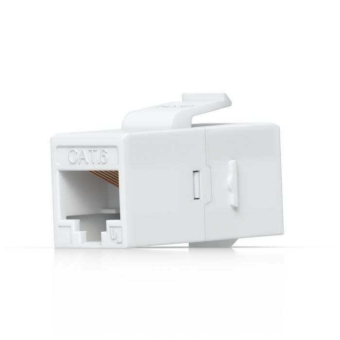 Ubiquiti Pass-through Cat6 Keystone Coupler, Lot de 12, pour Connexion de Câbles Ethernet Pré-terminés