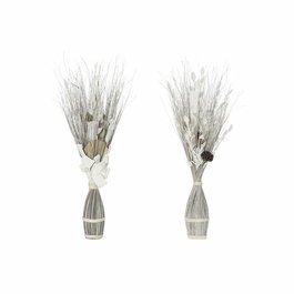 Branche DKD Home Decor Fleurs Fibres de coco (2 pcs) (40 x 40 x 100 cm)