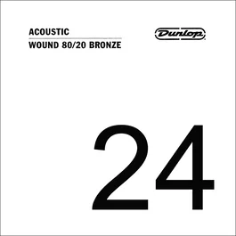 DUNLOPST Corde Acoustique 80/20 Bronze .024