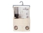 Giftdecor Cortina Visillo Beige 140x260 cm Voilage en Polyester (Set de 6)