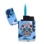 Prof Briquet électronique capsule camouflage flamme bleue 4 x 2 x 7 cm couleurs assorties