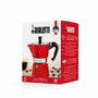 Bialetti Moka Express Rouge - 6 Tasses (300 ml) - Cafetière Italienne
