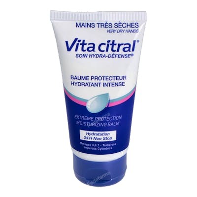 Vita Citral Crème Hydra-Défense Mains 75ml - Soin Hydratant Protection Mains Sèches Vita Citral Crème Hydra-Défense Mains 75ml - Soin Hydratant Protection Mains Sèches