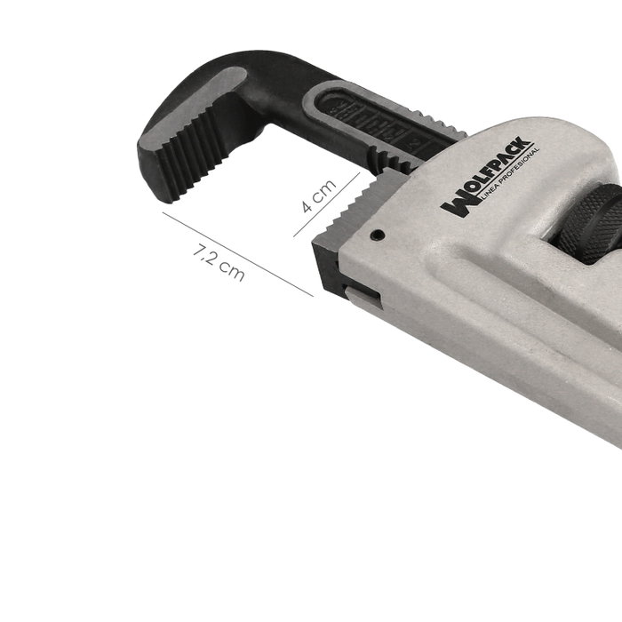 WOLFPACK LINEA PROFESIONAL Clé Stillson Heavy Duty Aluminium 14 pouces