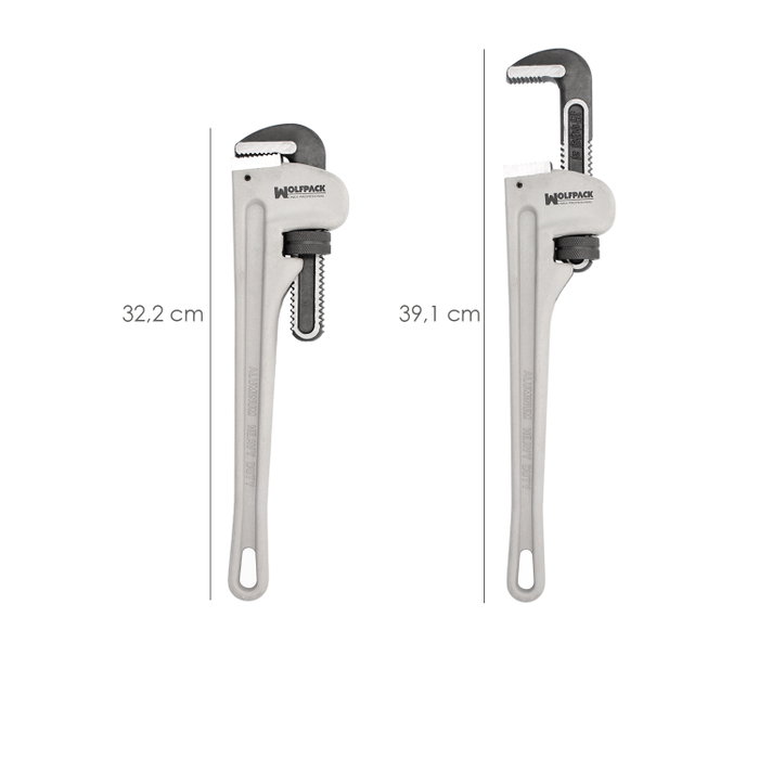 WOLFPACK LINEA PROFESIONAL Clé Stillson Heavy Duty Aluminium 14 pouces