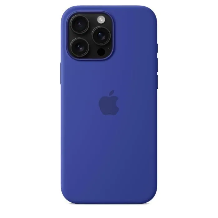 Apple iPhone 16 Pro Max Coque en silicone avec MagSafe Ultramarine