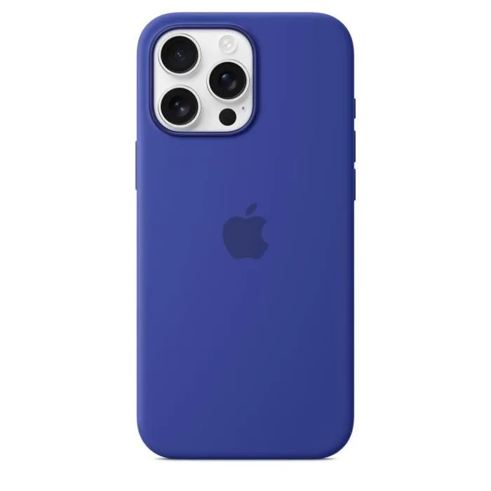 Apple iPhone 16 Pro Max Coque en silicone avec MagSafe Ultramarine