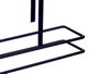 Kinvara Support mural noir en métal pour rouleau de papier de cuisine 34 x 18 x 9 cm (Set de 8)