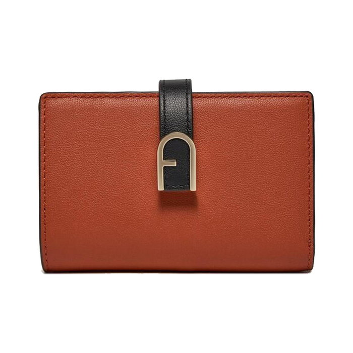 FURLA Portefeuille FURLA FLOW Cannella, Nero, Gran WP00401BX27252838S1007 FURLA Portefeuille FURLA FLOW Cannella, Nero, Gran WP00401BX27252838S1007