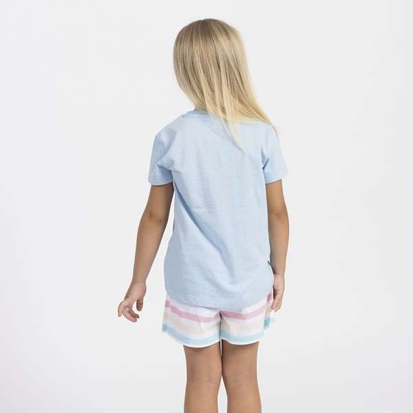 Cerdá Pijama court pour enfant en jersey, licence Disney Frozen (La Reine des Neiges), couleur bleu clair - Taille 5 ans