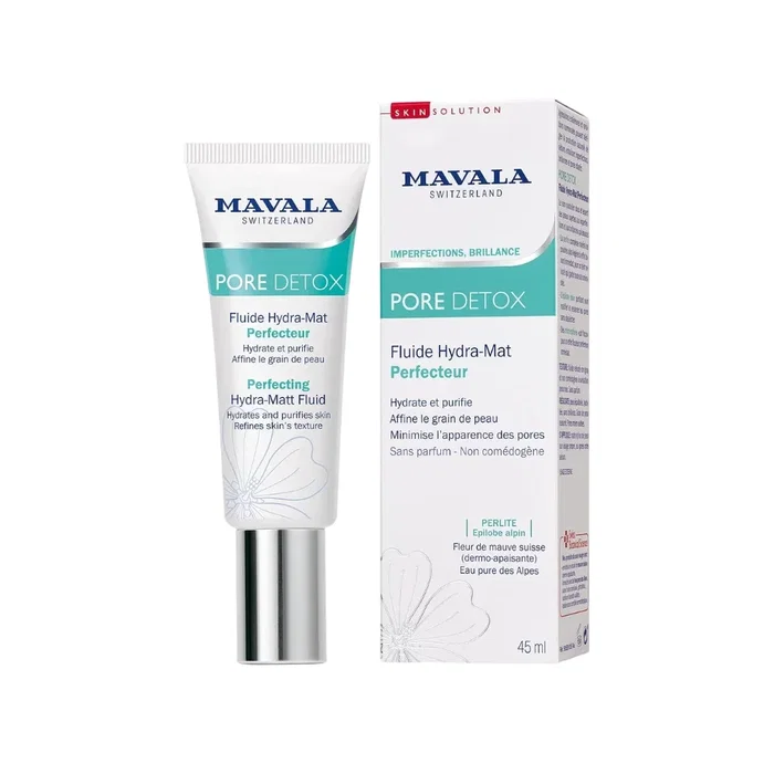 Mavala Pore Detox Fluide Hydratant, Matifiant et Détoxifiant 45 ml Mavala Pore Detox Fluide Hydratant, Matifiant et Détoxifiant 45 ml