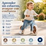 Toimsa Bicicleta sin pedales vintage pour enfant 10" bleu, pour 2 à 3 ans, cadre en fer