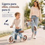 Toimsa Bicicleta sin pedales vintage pour enfant 10" bleu, pour 2 à 3 ans, cadre en fer