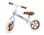 Toimsa Bicicleta sin pedales vintage pour enfant 10" bleu, pour 2 à 3 ans, cadre en fer