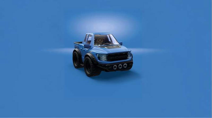 Playmobil - Véhicule Ford F-150 Raptor avec figurine et accessoires - Jouet en plastique Playmobil - Véhicule Ford F-150 Raptor avec figurine et accessoires - Jouet en plastique