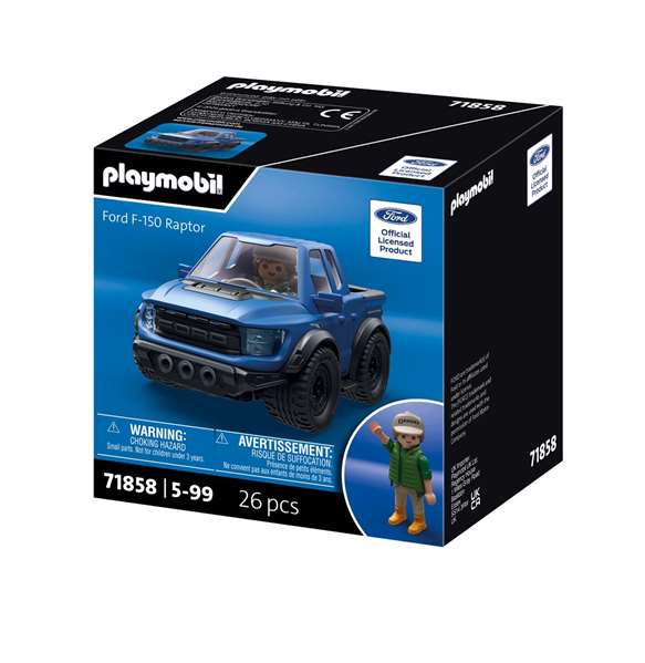 Playmobil - Véhicule Ford F-150 Raptor avec figurine et accessoires - Jouet en plastique Playmobil - Véhicule Ford F-150 Raptor avec figurine et accessoires - Jouet en plastique