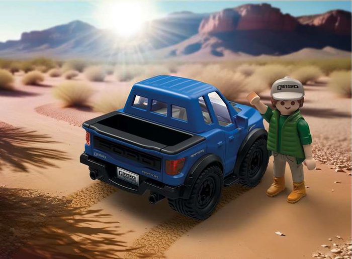 Playmobil - Véhicule Ford F-150 Raptor avec figurine et accessoires - Jouet en plastique Playmobil - Véhicule Ford F-150 Raptor avec figurine et accessoires - Jouet en plastique