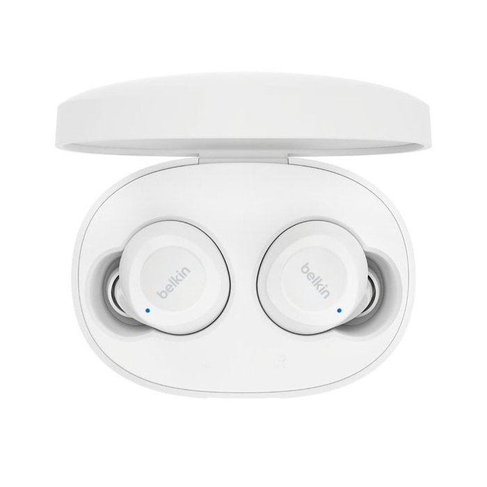 Belkin AUC009BTWH SoundForm Bolt Écouteurs Intra-auriculaires True Wireless Bluetooth 5.2 Blanc 28h Autonomie IPX4