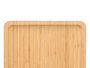 KINVARA Plateau de service carré en bambu Naturel 30x30cm