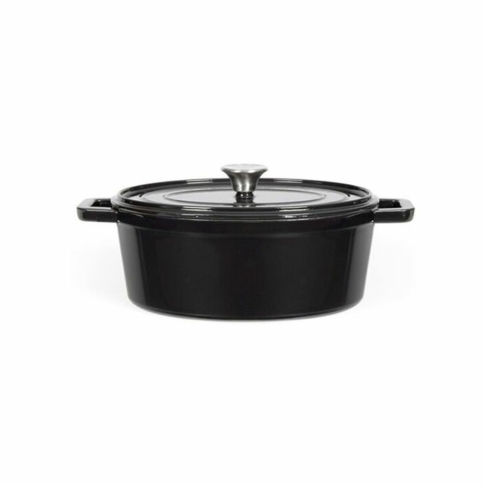 Livoo Cocotte ovale MEP129N 4,5 L en fonte émaillée noire Livoo Cocotte ovale MEP129N 4,5 L en fonte émaillée noire