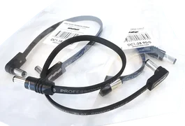 EBS DC1-18 Câble d'alimentation plat noir 18 cm pour alimentation multiple