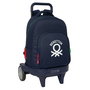 Cartable à roulettes Benetton Together Blue marine 33 x 45 x 22 cm