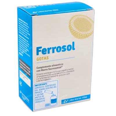 FERROSOL Ferrosol Gouttes 30 ml + Sachets 1,9 g FERROSOL Ferrosol Gouttes 30 ml + Sachets 1,9 g