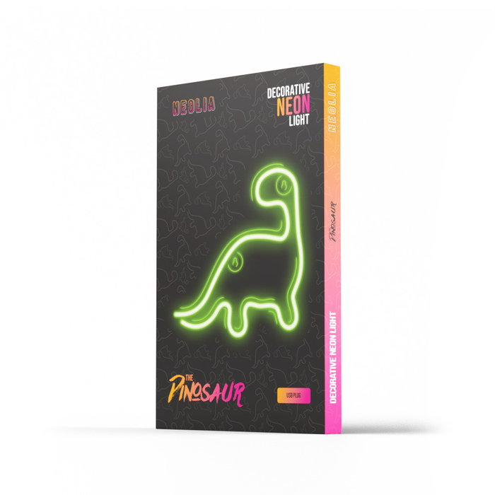 Forever Lampe Néon LED Dinosaur Green - Lumière Décorative Vert avec Alimentation USB 5V, Interrupteur ON/OFF (PS+PVC, 2m) Forever Lampe Néon LED Dinosaur Green - Lumière Décorative Vert avec Alimentation USB 5V, Interrupteur ON/OFF (PS+PVC, 2m)