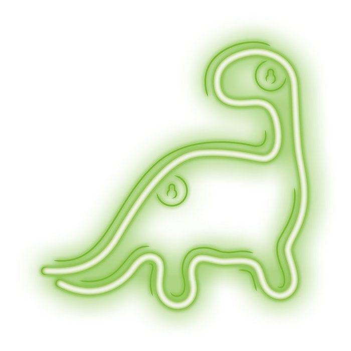 Forever Lampe Néon LED Dinosaur Green - Lumière Décorative Vert avec Alimentation USB 5V, Interrupteur ON/OFF (PS+PVC, 2m) Forever Lampe Néon LED Dinosaur Green - Lumière Décorative Vert avec Alimentation USB 5V, Interrupteur ON/OFF (PS+PVC, 2m)
