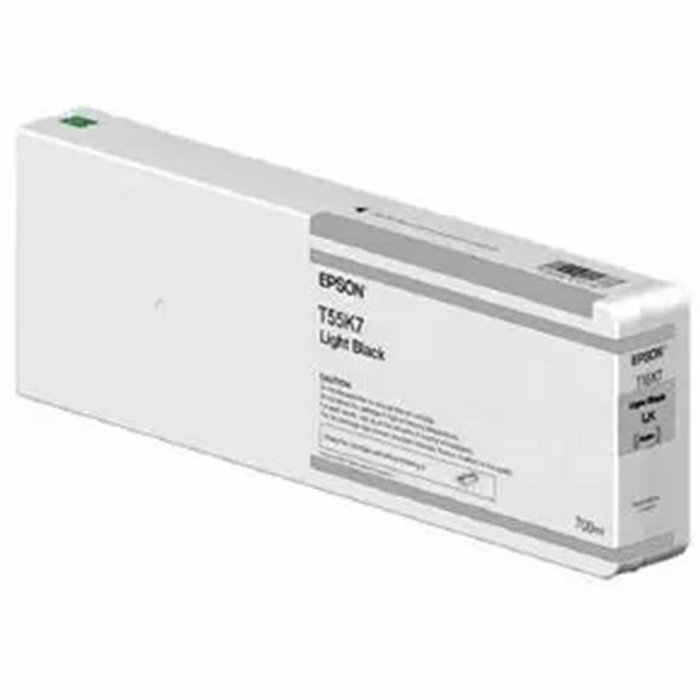 Epson T55K700 Cartouche d'encre originale Ultrachrome HDX Noir 700 ml Light Black Epson T55K700 Cartouche d'encre originale Ultrachrome HDX Noir 700 ml Light Black