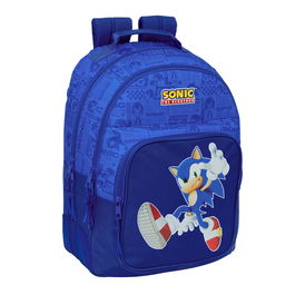 Cartable Sonic Bleu 32 x 42 x 15 cm