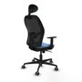 Piqueras y Crespo Chaise de Bureau 1D036G1 Bleu ciel