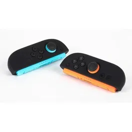 Nintendo - Housse de protection silicone pour Joy-Con Nintendo Switch 2 - Antichoc, anti-rayures et anti-poussière - Noir - Modèle Konix
