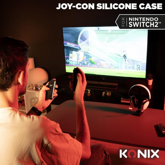 Konix Coque de protection pour manettes Joy-Con - Nintendo Switch 2 - Noir