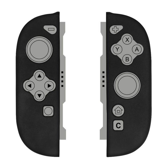 Konix Coque de protection pour manettes Joy-Con - Nintendo Switch 2 - Noir