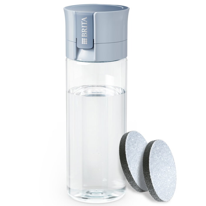 BRITA Gourde filtrante Bleu pastel avec 2 microdiscs BRITA Gourde filtrante Bleu pastel avec 2 microdiscs