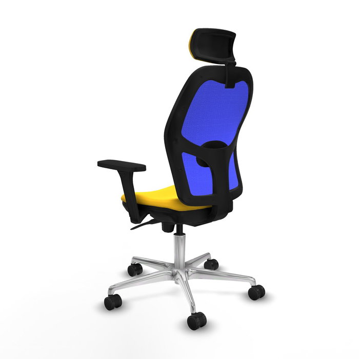Chaise de Bureau avec Appui-tête Jorquera Piqueras y Crespo 3D086N2 Jaune