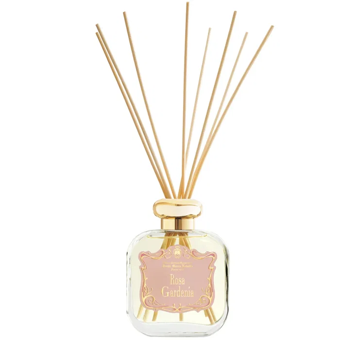 Santa Maria Novella Diffuseur de parfum à roseaux Rosa Gardenia 250 ml Santa Maria Novella Diffuseur de parfum à roseaux Rosa Gardenia 250 ml