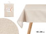 Kinvara Nappe Polyester 140x240 cm Blanc Crème (Set de 12)