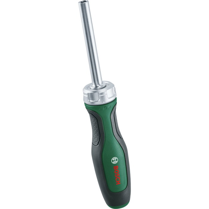Bosch Tournevis à cliquet avec mécanisme à 36 dents et porte-embout magnétique