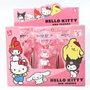 Sanrio Porte-clés Hello Kitty Série Sakura 7x17.5cm PVC Métal Lot de 5 Designs