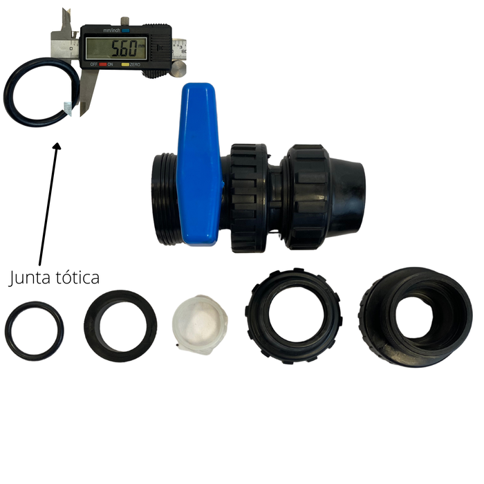 Riegolux Valve de passage 40 mm