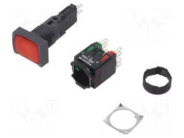 SCHNEIDER ELECTRIC Bouton-poussoir Harmony XB6 rouge NC + NO 16mm