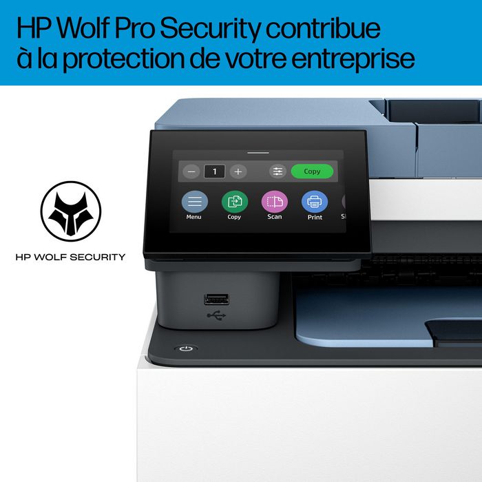 HP Color LaserJet Pro 3302fdw - Imprimante Laser Multifonction Professionnelle Couleur avec Impression/Numerisation Recto-Verso Auto, WiFi, Fax et Ecran Tactile Compact