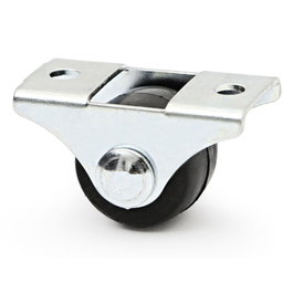 Q&Q Roue fixe Devon en nylon Ø20 H22 noir