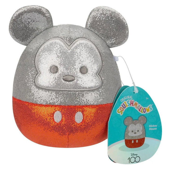 JAZWARES - Blister de 4 peluches Disney Squishmallows 12 cm - 100ème Anniversaire Disney